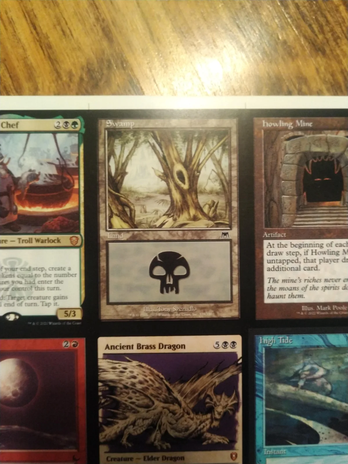 Semi-gloss MTG proxy print on treated inkjet cardstock